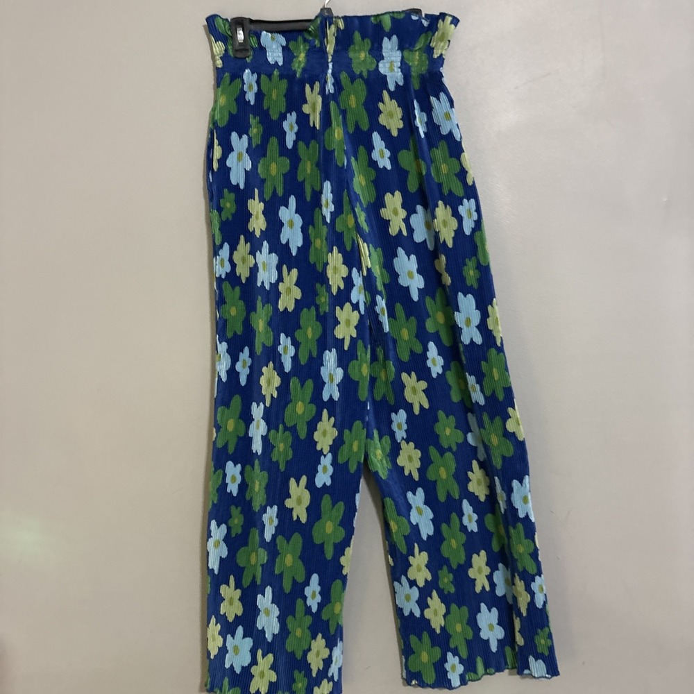 Black History Month Women Target x Sammy Wide Leg Pleated Trousers Blue Med - Picture 5 of 5